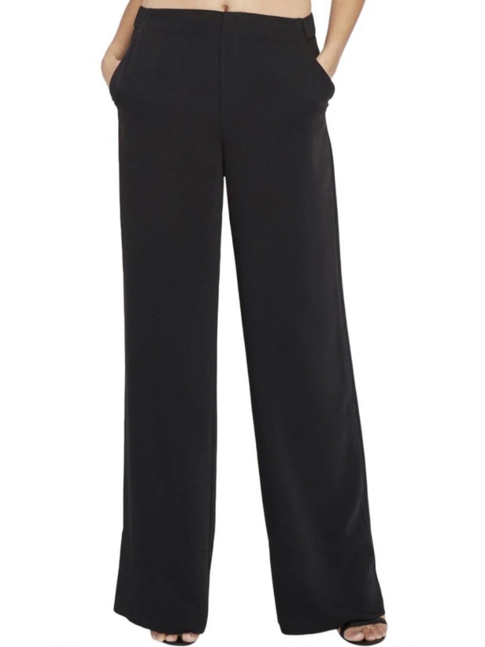 Women's Black Wide-Leg Pants